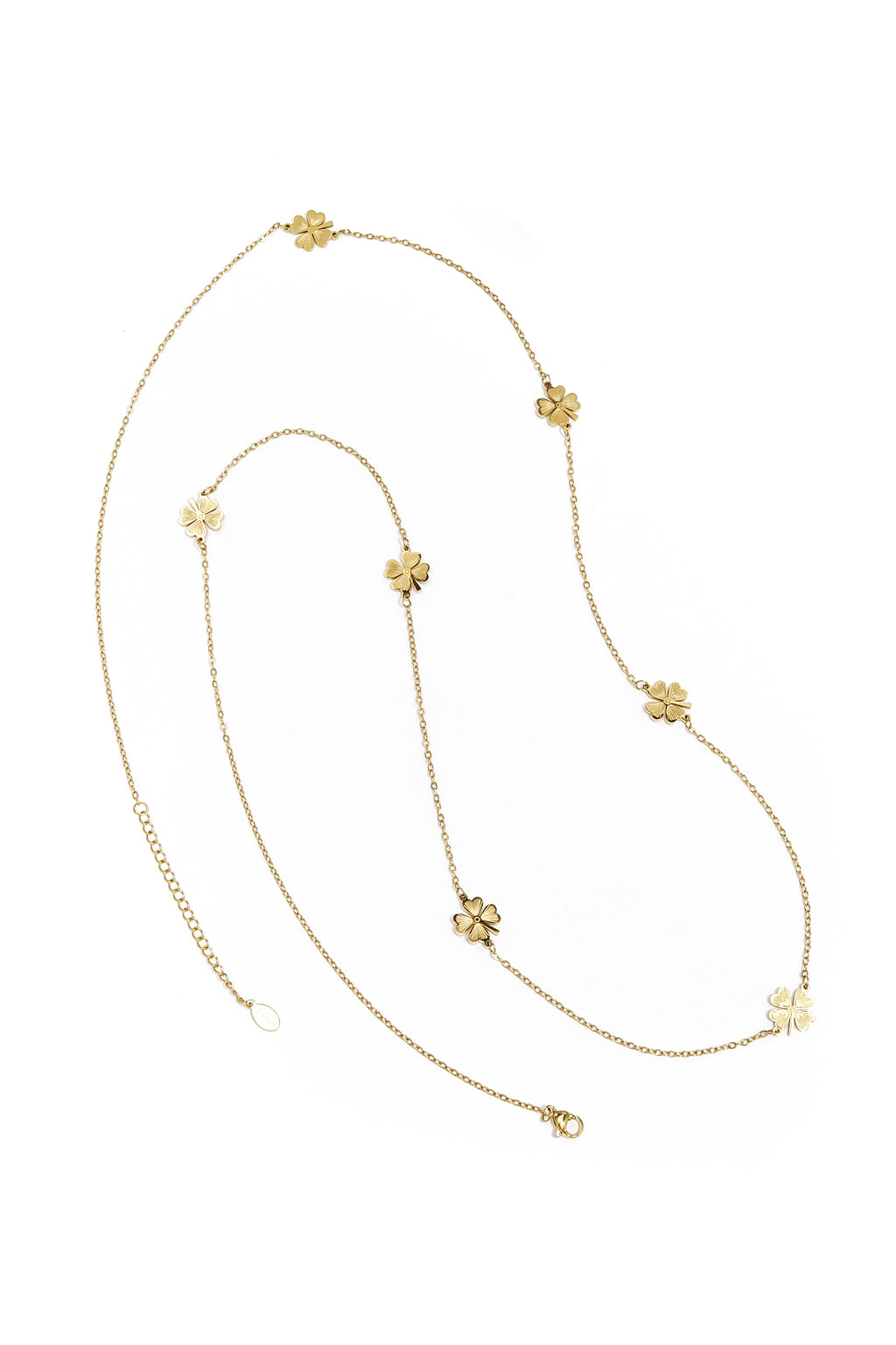 long clover necklace