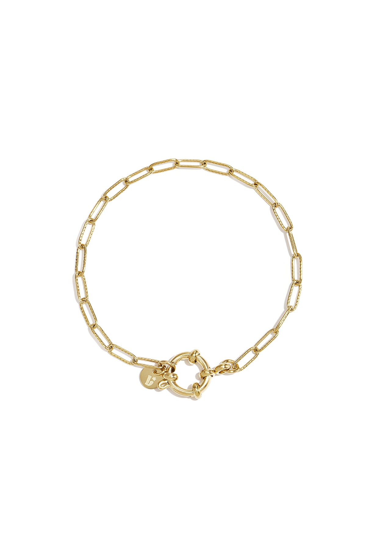 DIY Chain Bracelet – Gold-Plated Steel