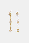 Stainless Steel Dangle Earrings Ellipse Shape Casual Gathering/Party Simple Series Women's jewelry