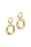 Stainless Steel Drop Earrings circle Casual Daily Simple Series Women's jewelry