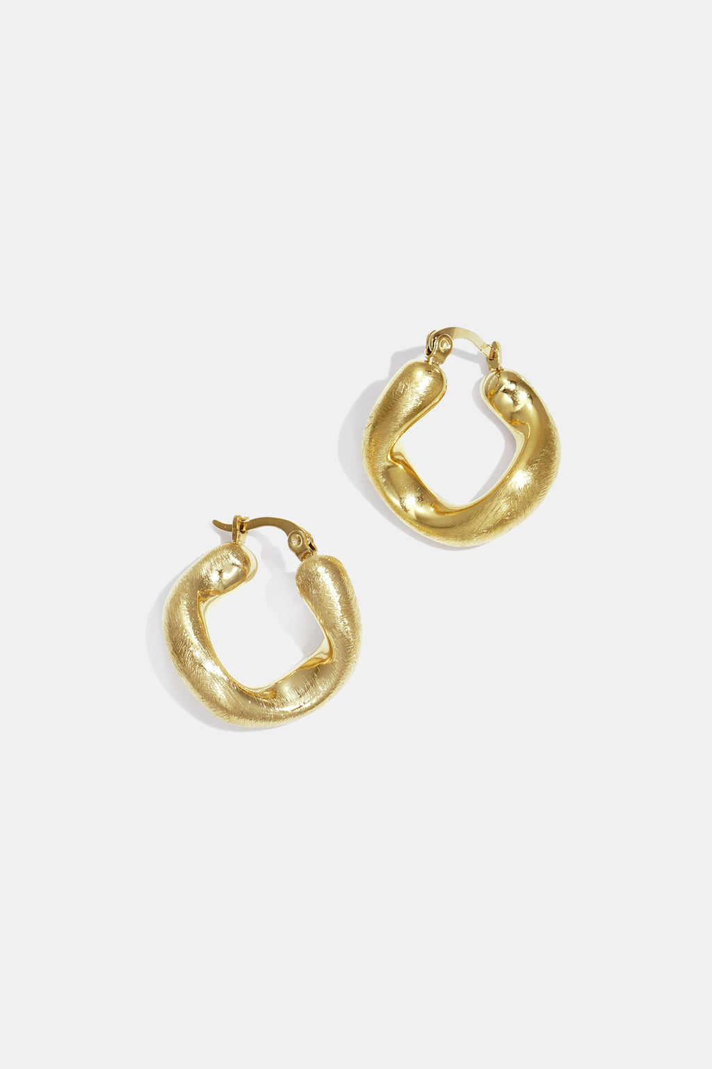 Circle Hoop Earrings – Silver-Tone Steel