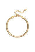 Bracelet flat herringbone narrow - 4.0MM