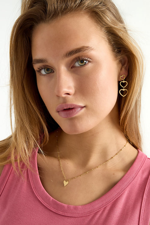 Elegant Heart Pendant Necklace - Classic & All Fit