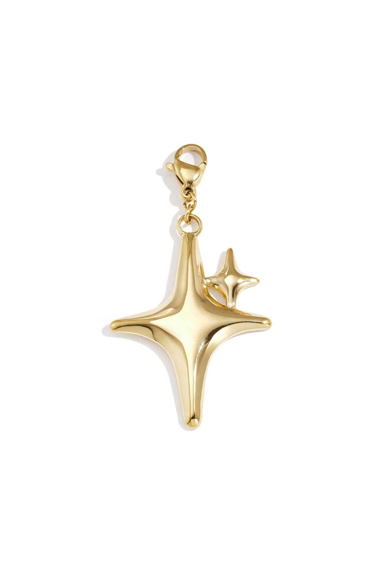 Star Jewellery Charm – Gold-Plated Steel