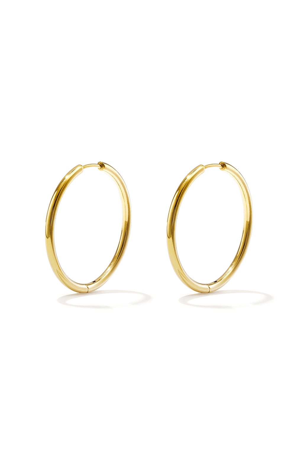 stainless steel earrings hoops small