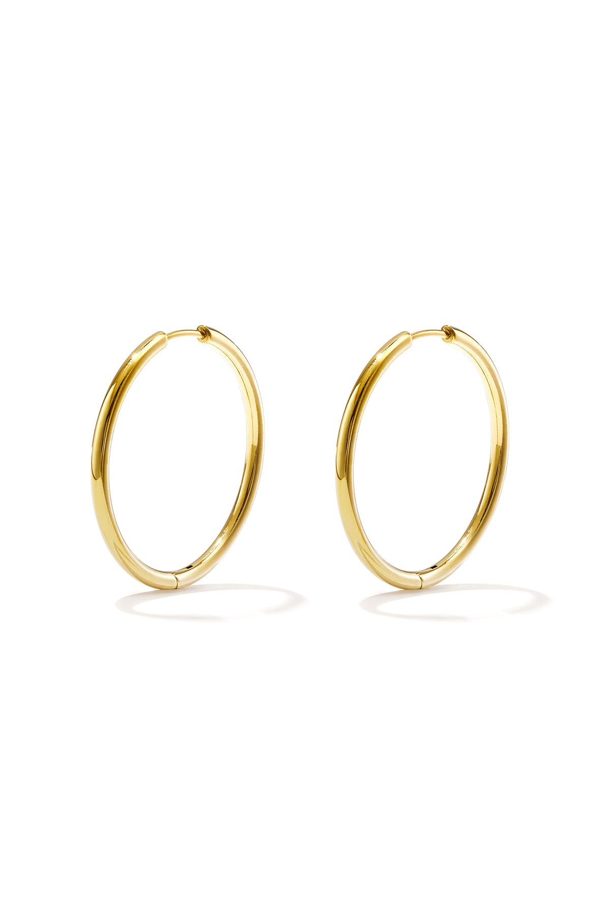 stainless steel earrings hoops small