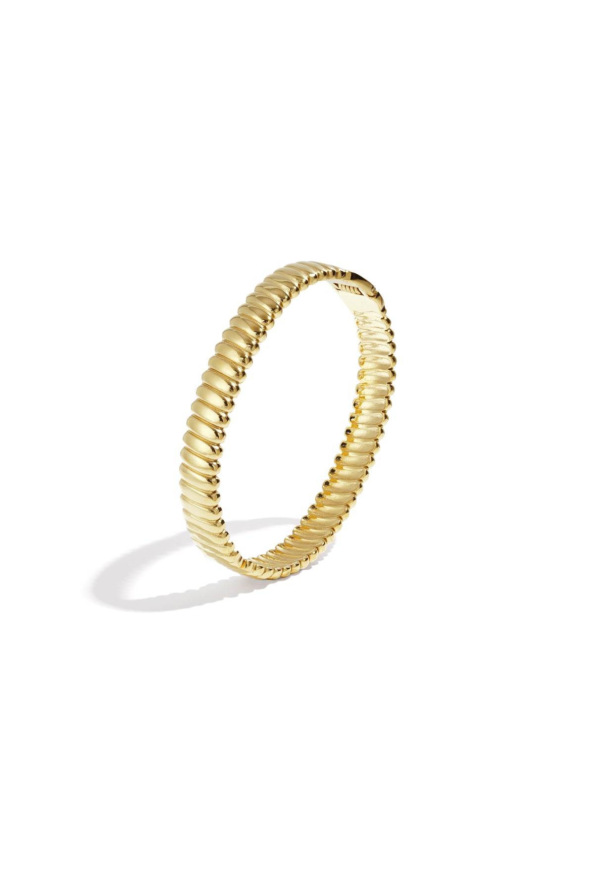 Circle Bangle – Gold-Plated Steel
