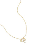 Elegant Cross Pendant Necklace for Women, Silver & Gold