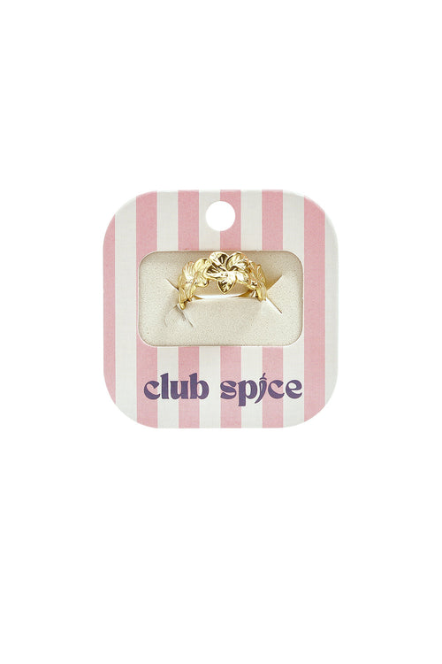 Elegant Gold Minimalist Flower Ring for Daily Wear