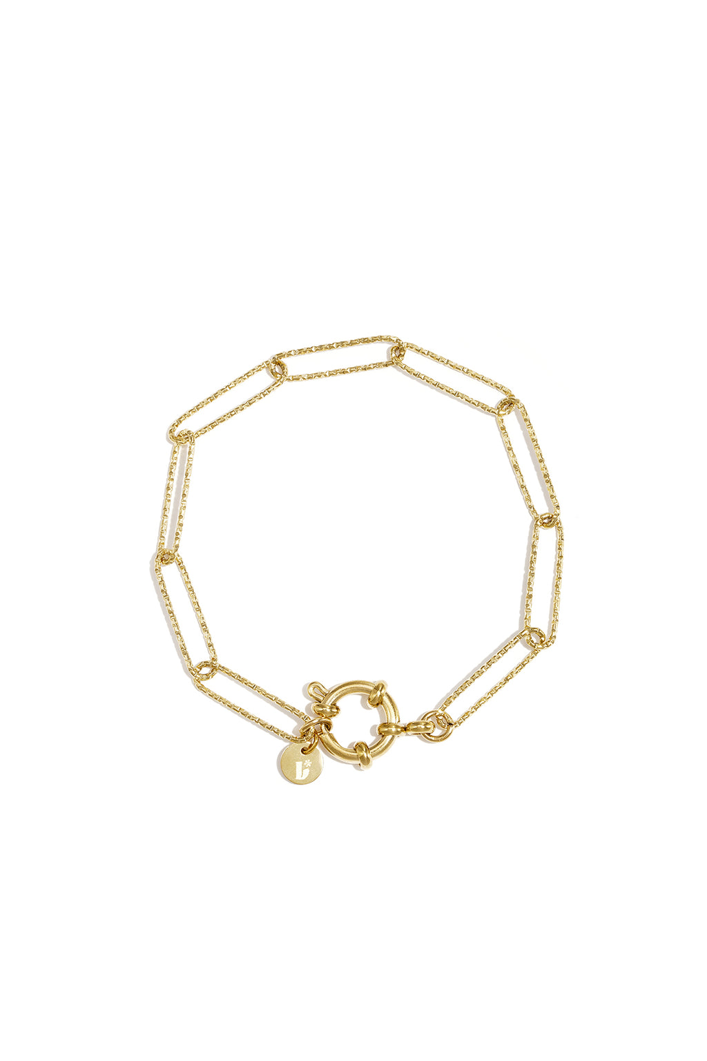 DIY Chain Bracelet – Gold-Plated Steel