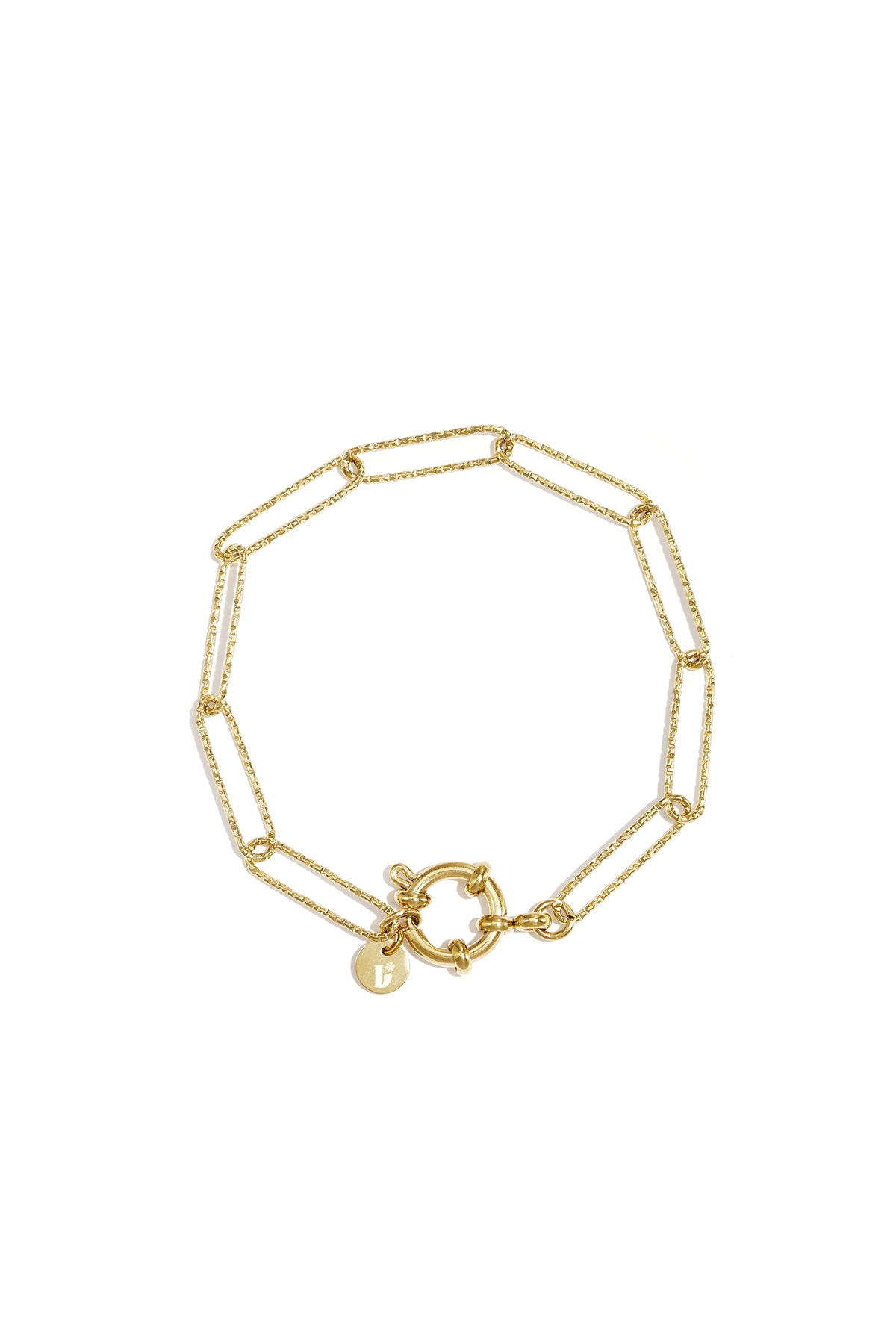 DIY Chain Bracelet – Gold-Plated Steel