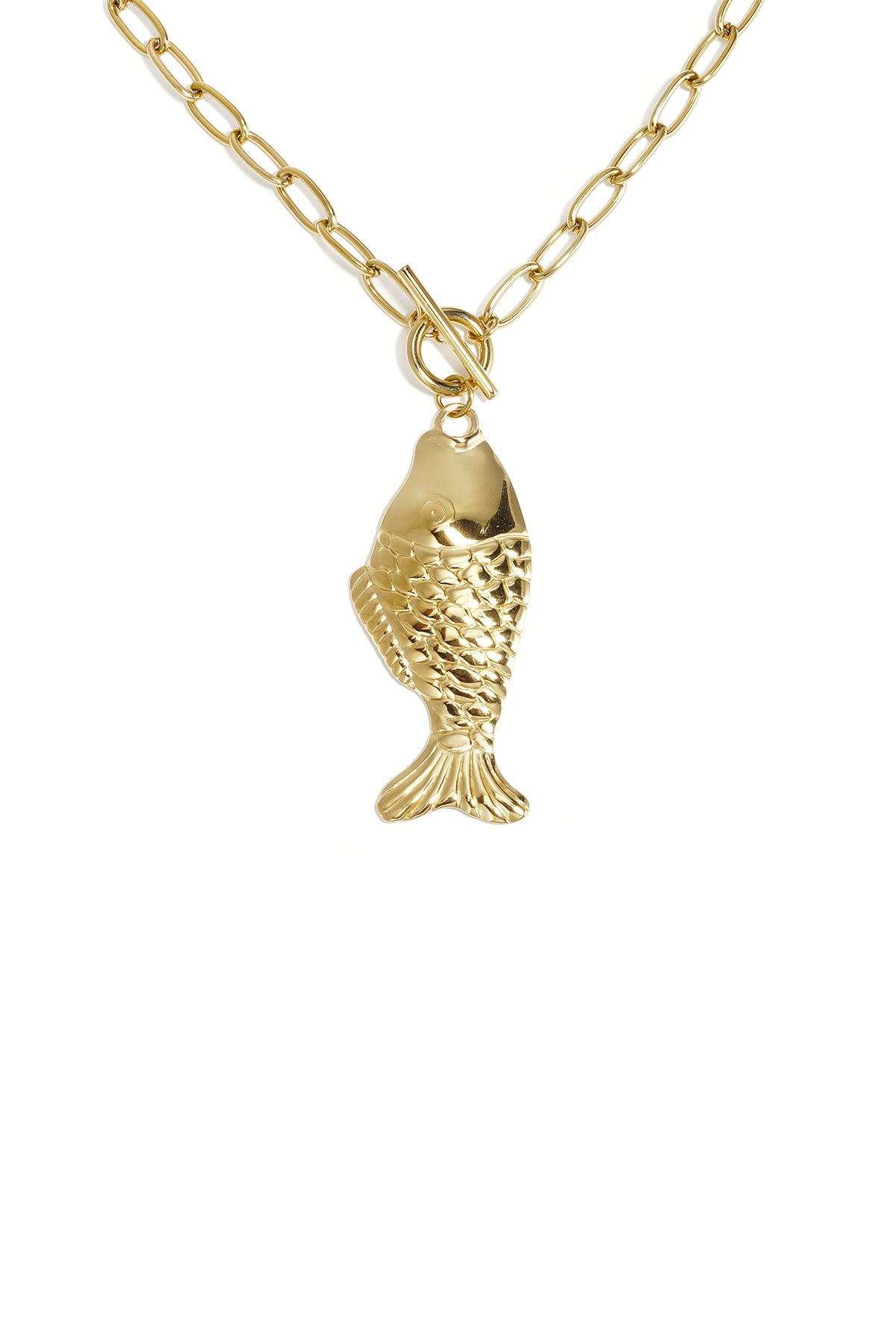 Stainless Steel Pendant necklaces Fish Simple Daily Simple Series Women's jewelry