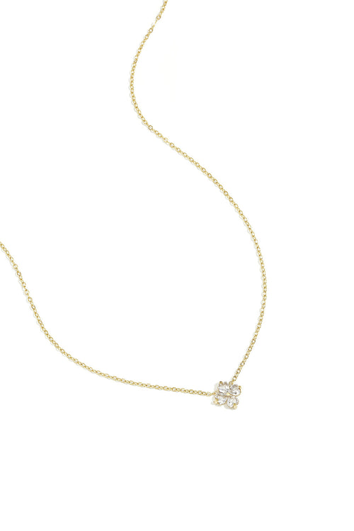 Elegant Stainless Steel Clover Pendant Necklace