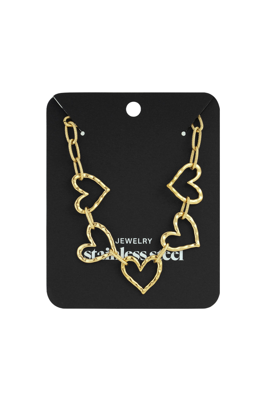 Stainless Steel Chain Necklaces Heart Casual Daily Simple Series Women's jewelry