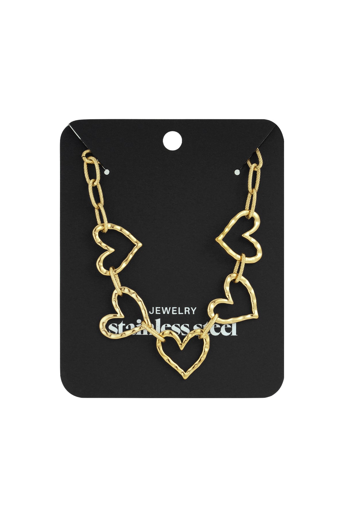 Stainless Steel Chain Necklaces Heart Casual Daily Simple Series Women's jewelry