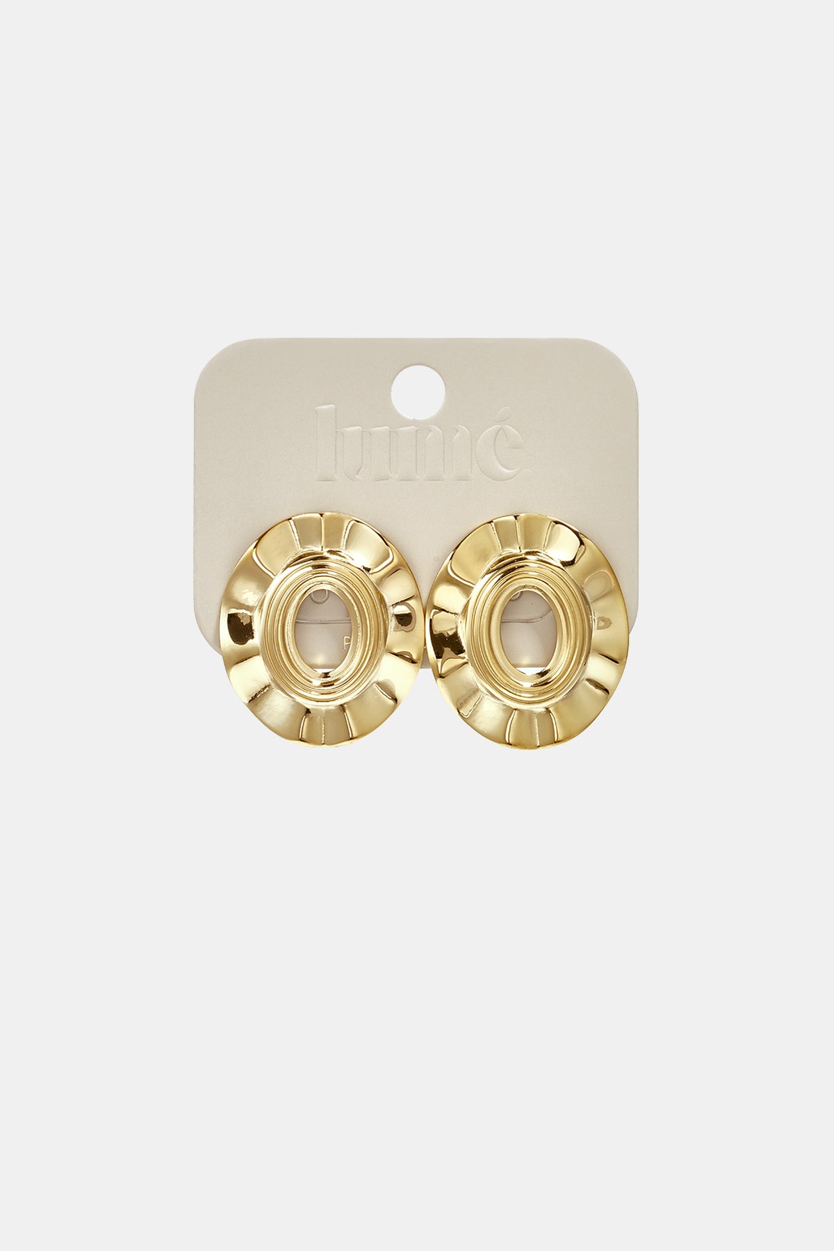 Stainless Steel Stud Earrings Irregular Shape Simple Daily Simple Series Women's jewelry