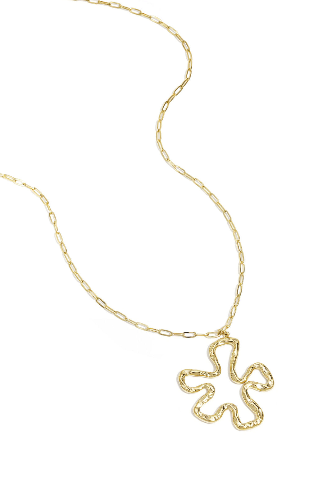 Elegant Stainless Steel Coral Pendant Necklace