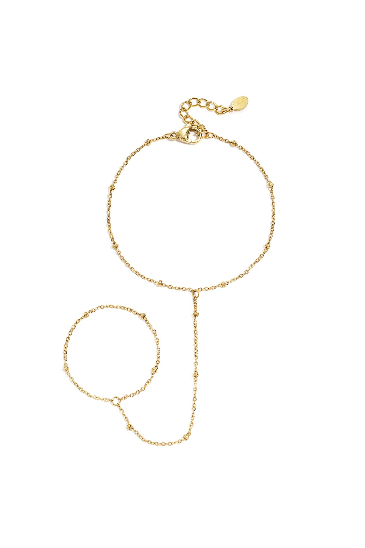 Chain Bracelet – Gold-Plated Steel
