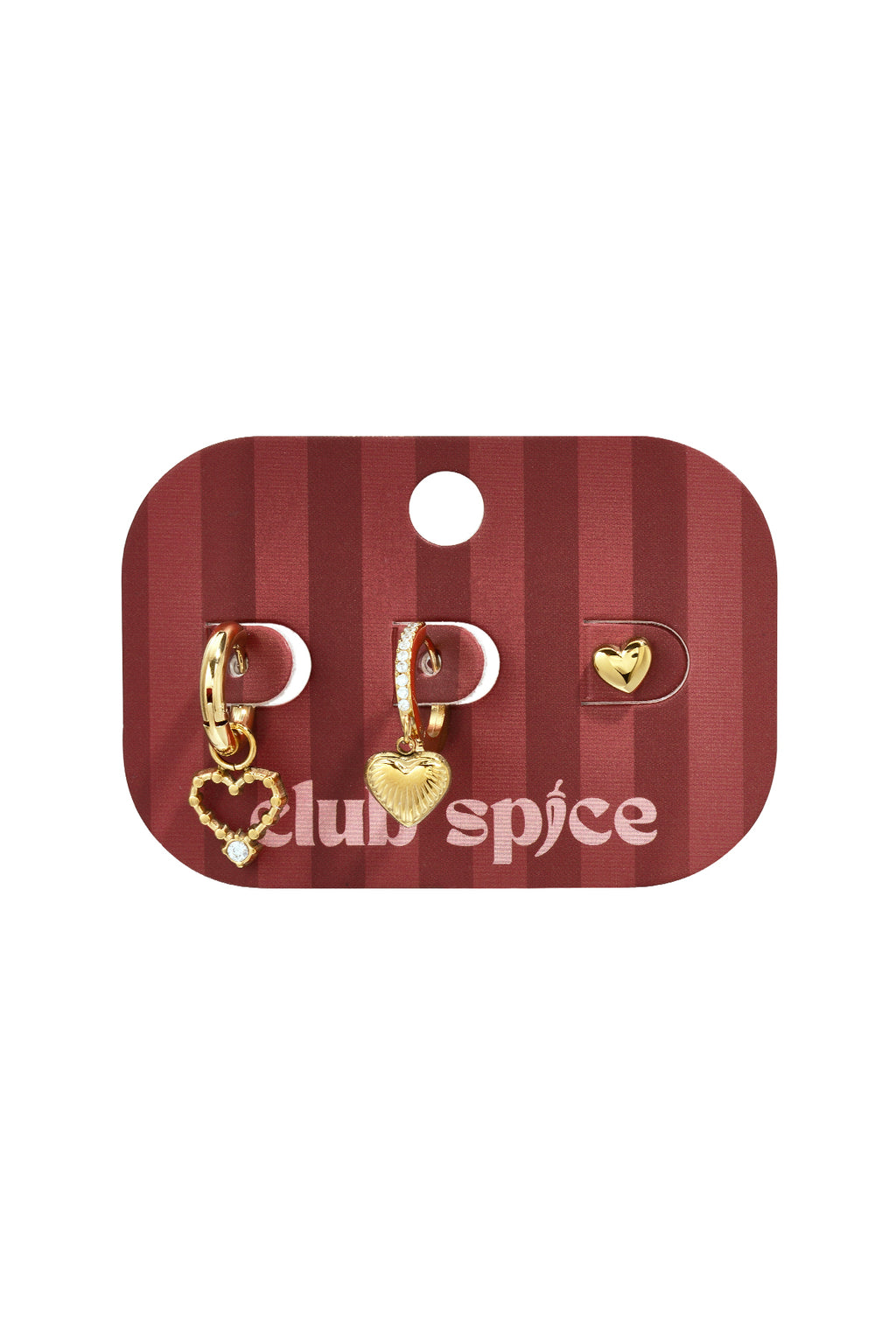 Stainless Steel Earring Sets Heart Simple Daily Simple Series Women's jewelry