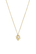 14K Gold Plated Stainless Steel Pendant necklaces Clover Casual Simple Series Women's jewelry