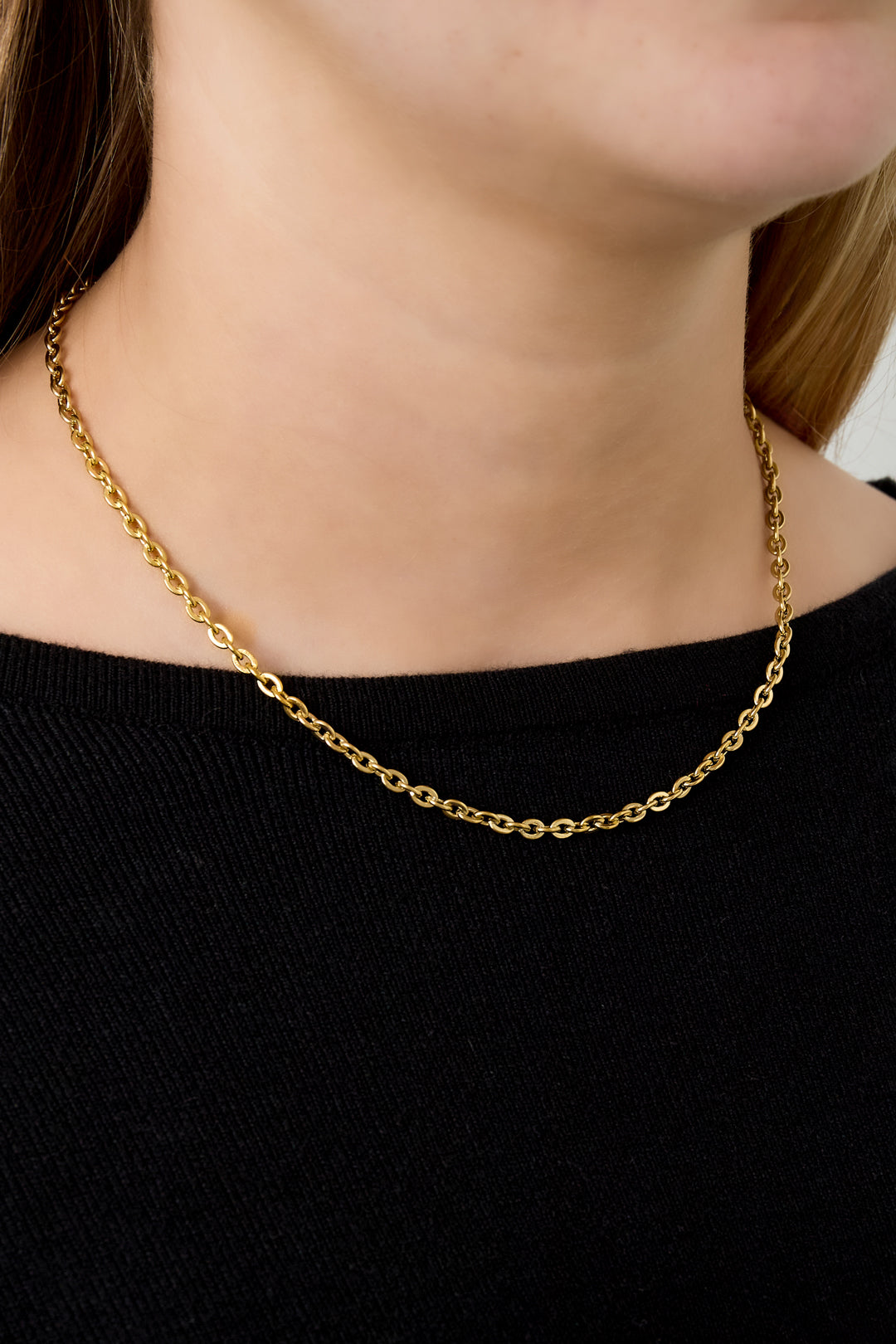 Stainless Steel Chain Necklaces Chain DIY Daily Simple Series Women's jewelry