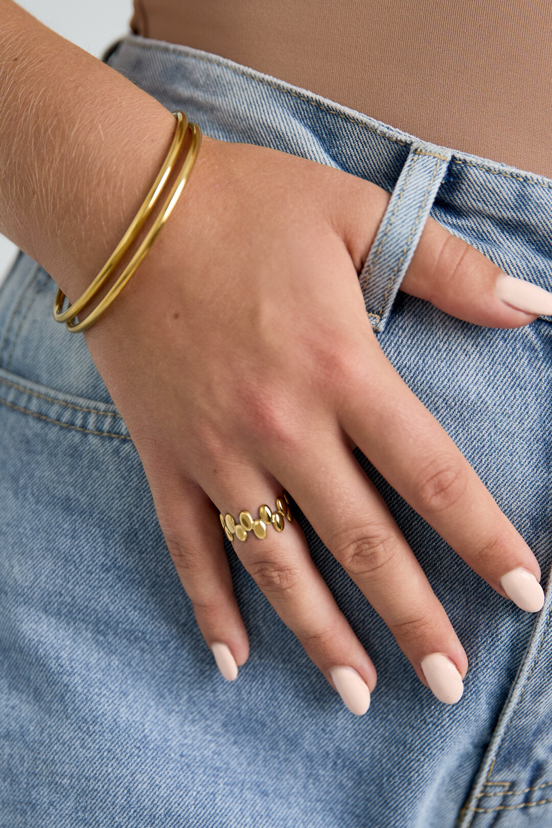 Elegant Minimalist Stainless Steel Ring for Daily Wear