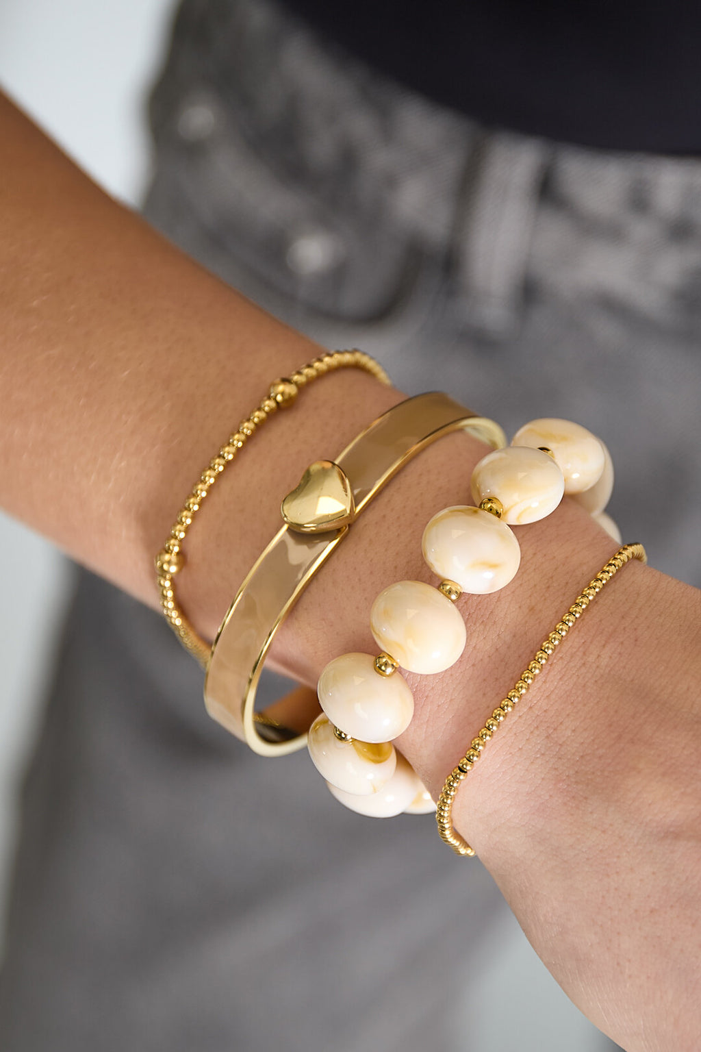 Stylish Acrylic Beaded Bracelets for Women