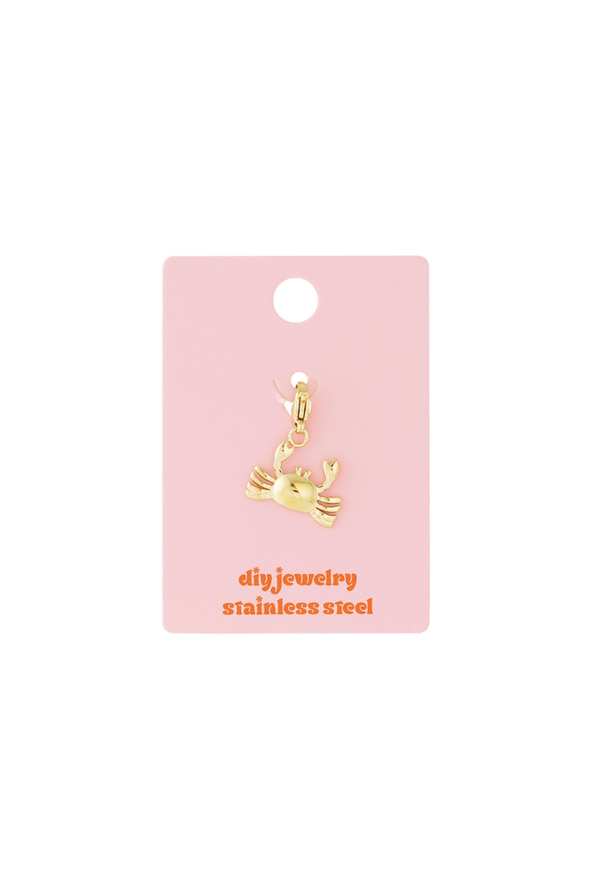 Crab jewelry charm