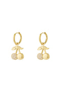 Cherry sparkle earrings