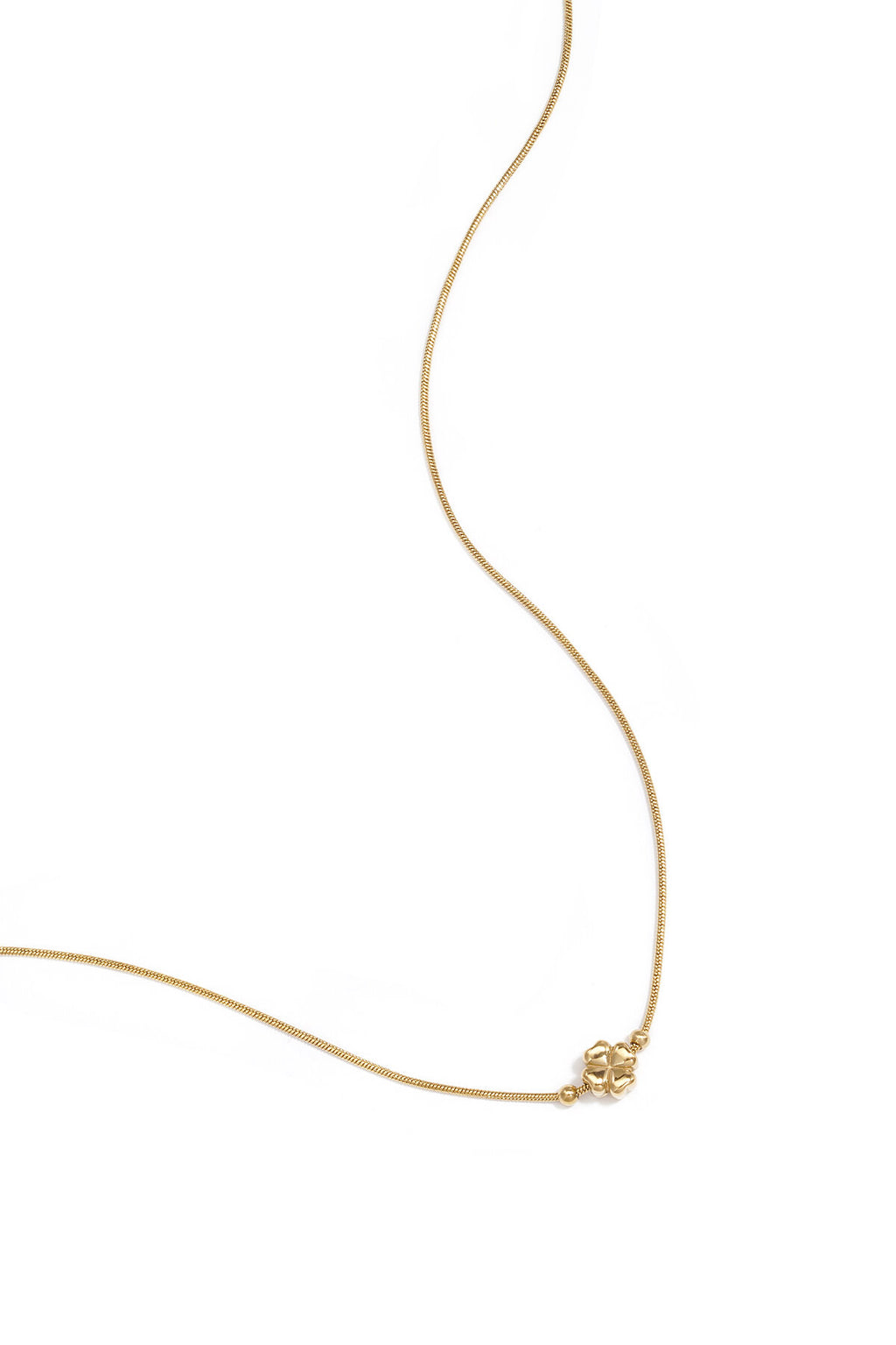 Elegant Gold Clover Pendant Necklace for Everyday Wear