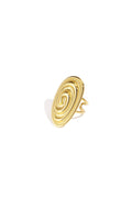 Elegant Adjustable Gold Statement Ring