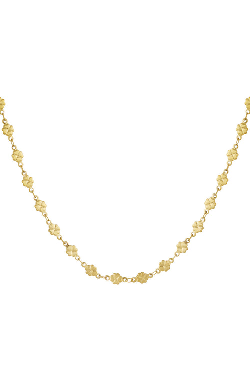 Elegant 14K Gold Plated Clover Necklace for Everyday Wear