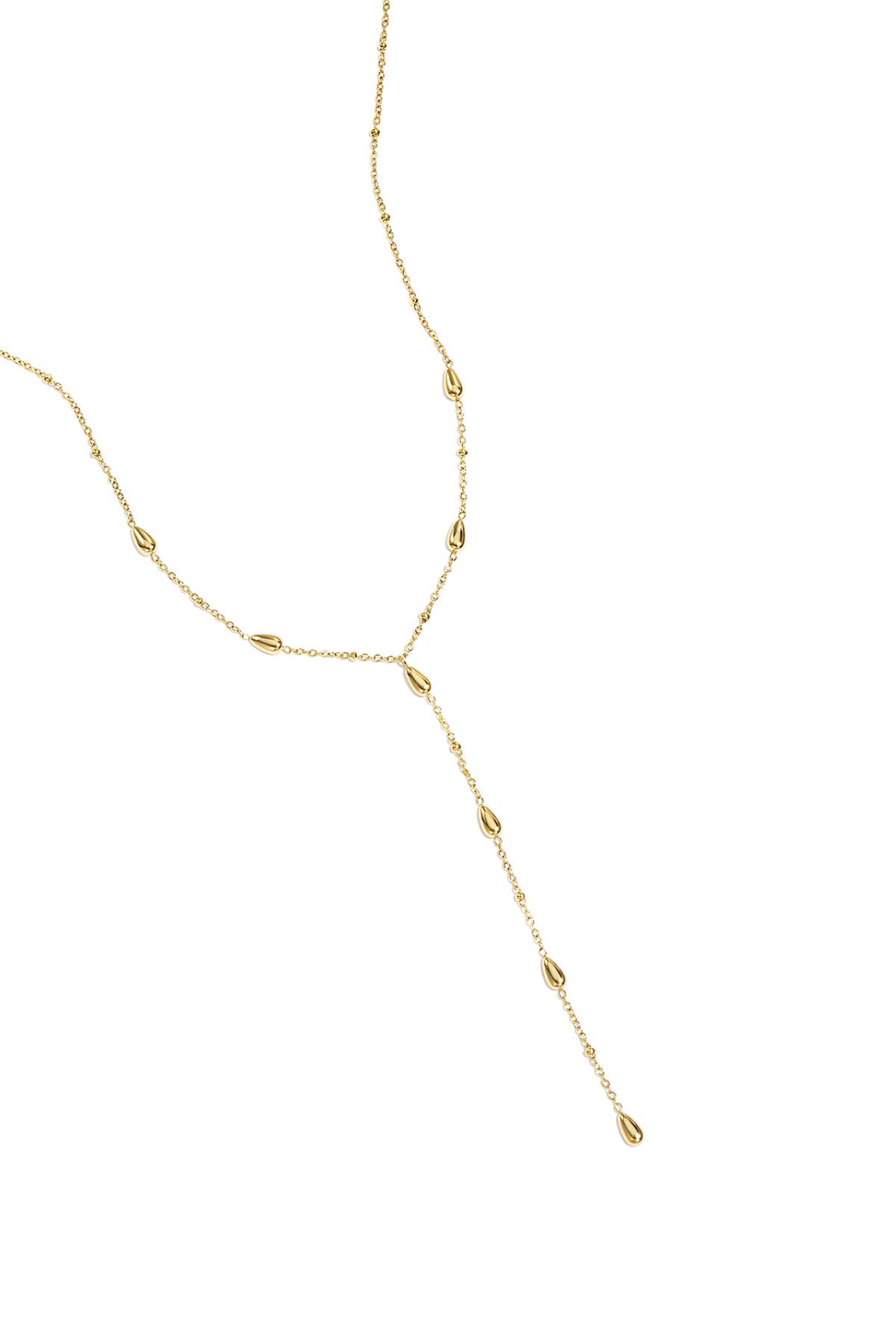 Elegant Stainless Steel Pendant Necklace - Silver & Gold