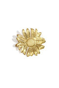 Brooch hairpin in flower shape with dotted motif