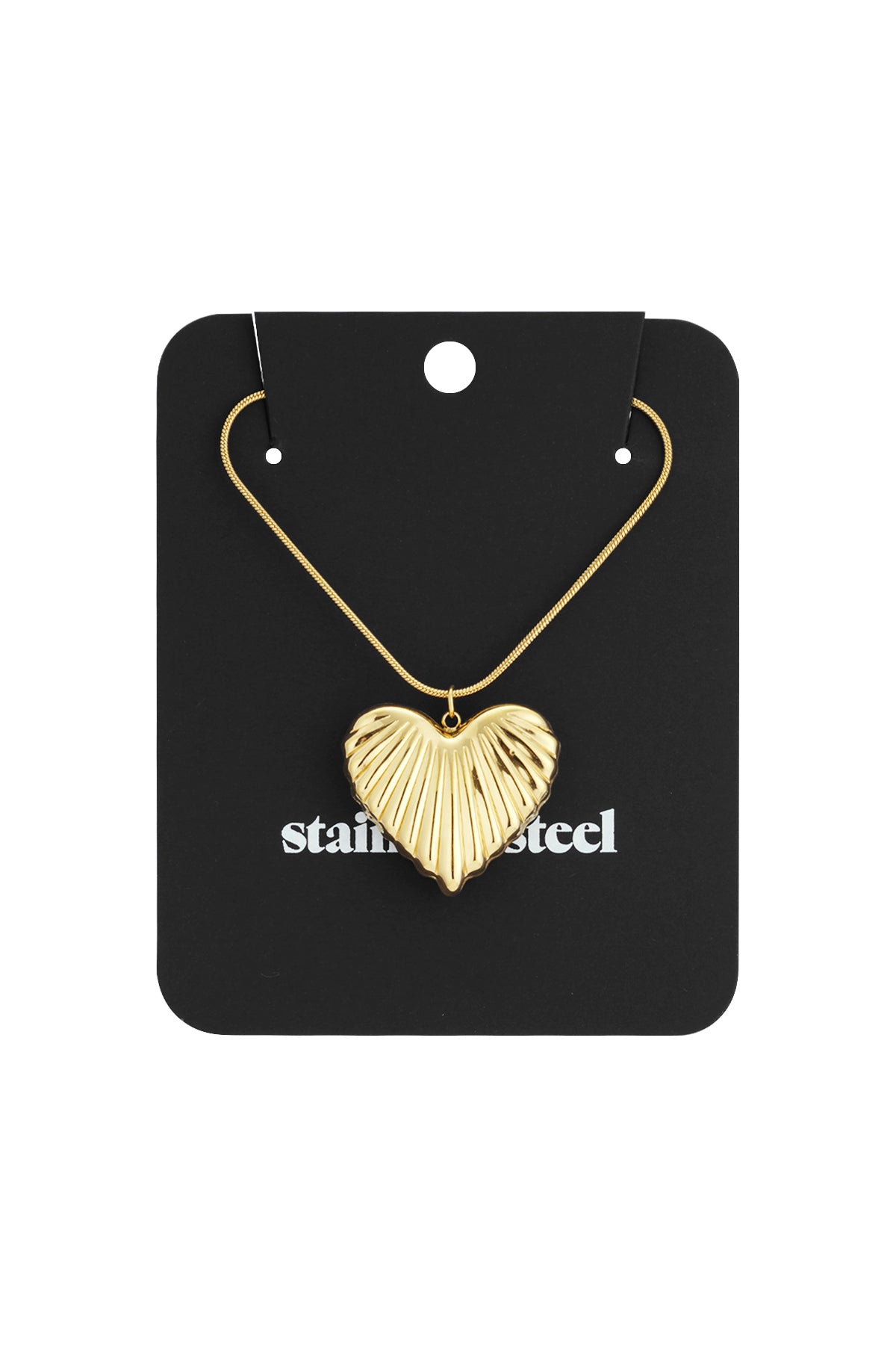 Stainless Steel Long Necklaces Heart Casual Daily Simple Series Women's jewelry