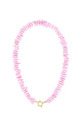 14K Gold Plated Seashell Beaded Necklace for Spring/Summer