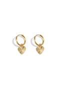 Stainless steel heart earrings