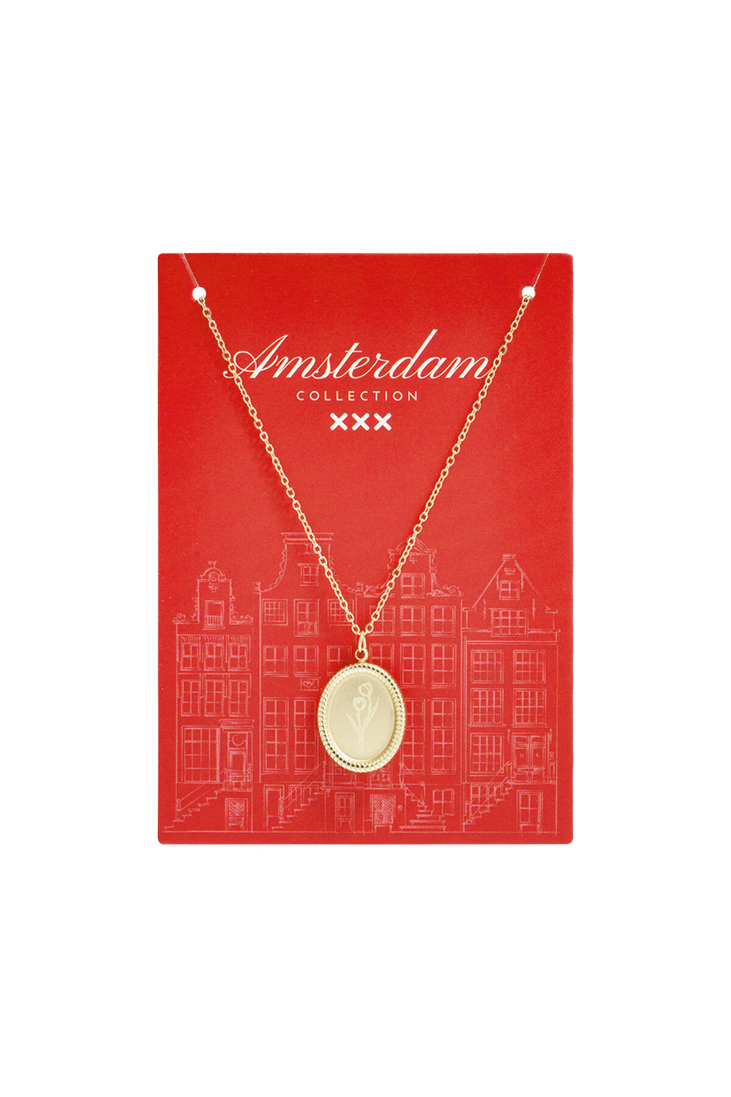 Elegant Stainless Steel Flower Pendant Necklace
