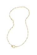 Elegant Gold Color Stainless Steel Chain Necklace for Women