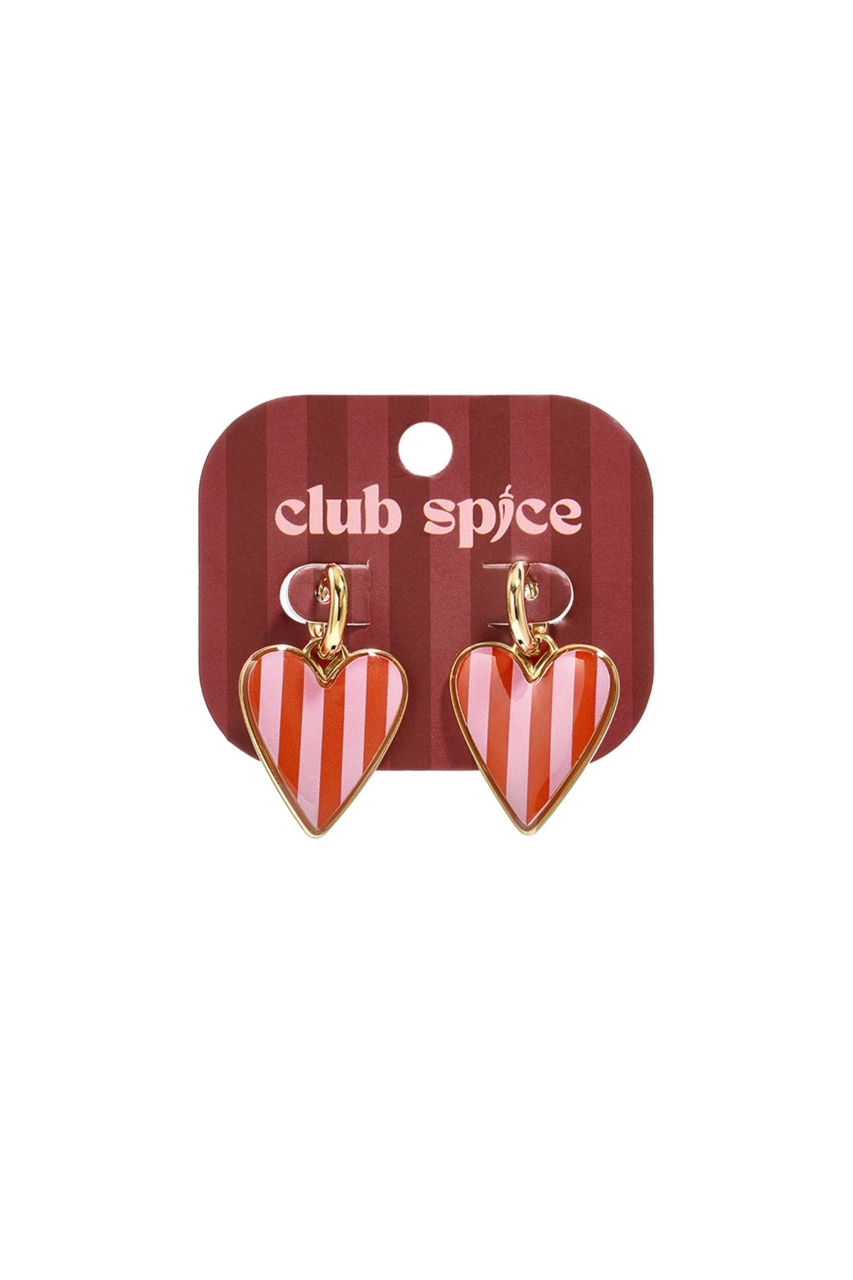 Stainless Steel Drop Earrings Heart Simple Daily Simple Series Women's jewelry
