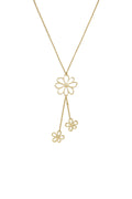 Stainless Steel Pendant necklaces Flower Daily Simple Series Women's jewelry