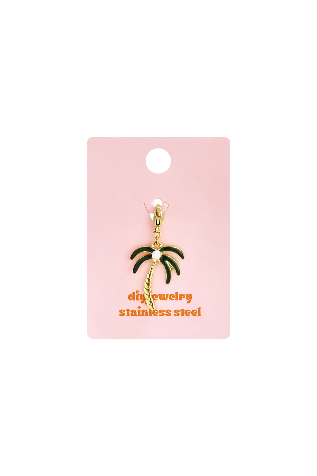 Palm tree jewelry charm DIY