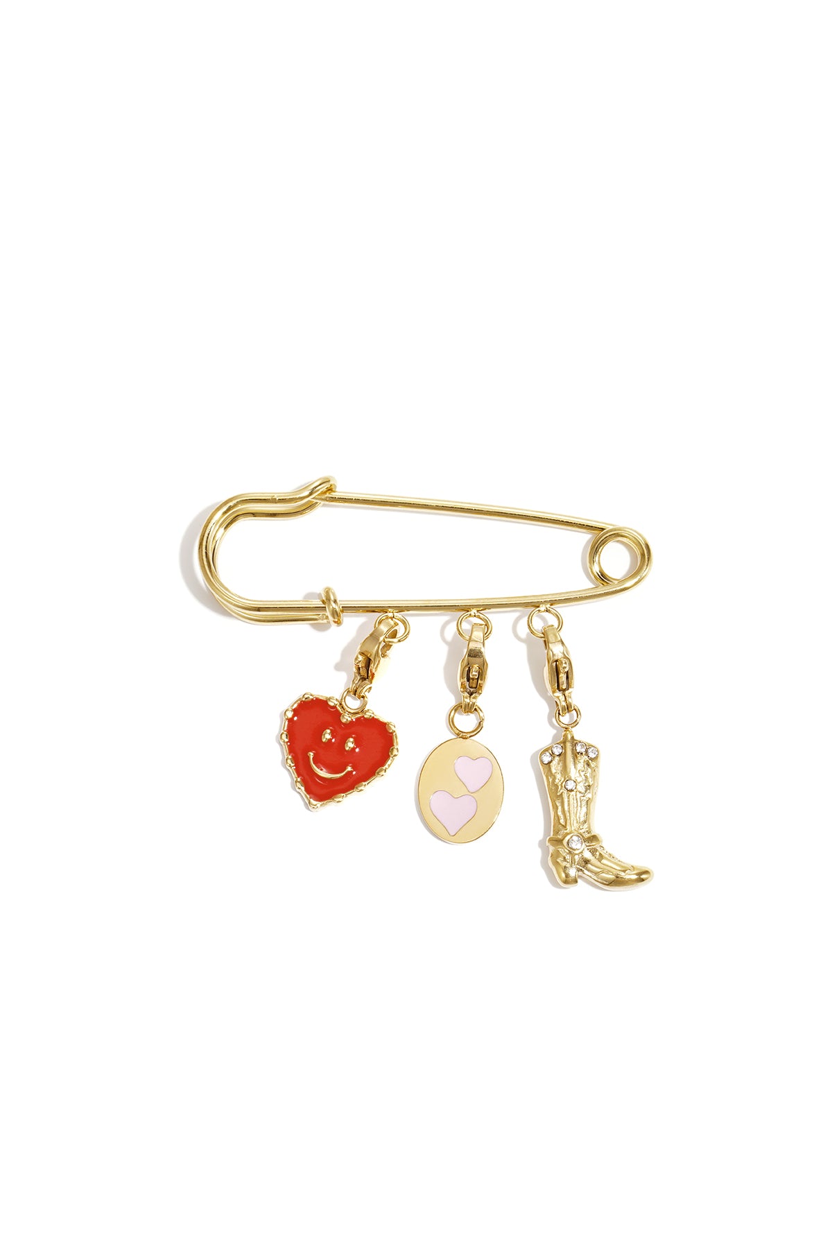 Brooch 3 DIY charms