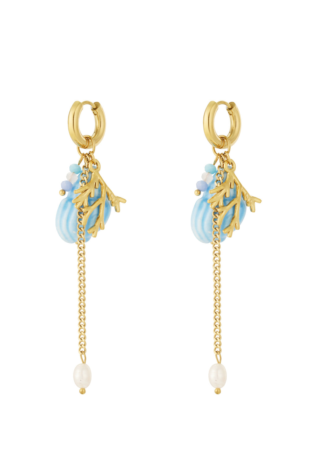 Coral vibes earrings