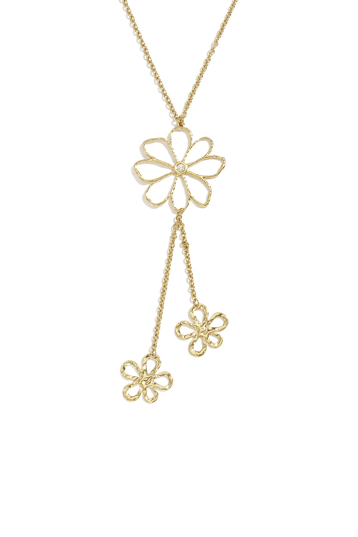Stainless Steel Pendant necklaces Flower Daily Simple Series Women's jewelry