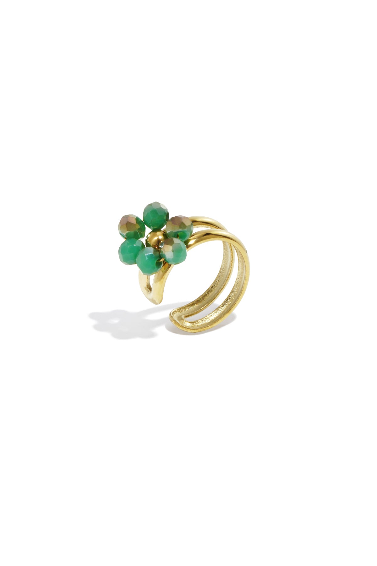 Stainless Steel Ear Cuffs Flower Casual Daily Simple Series Women's jewelry