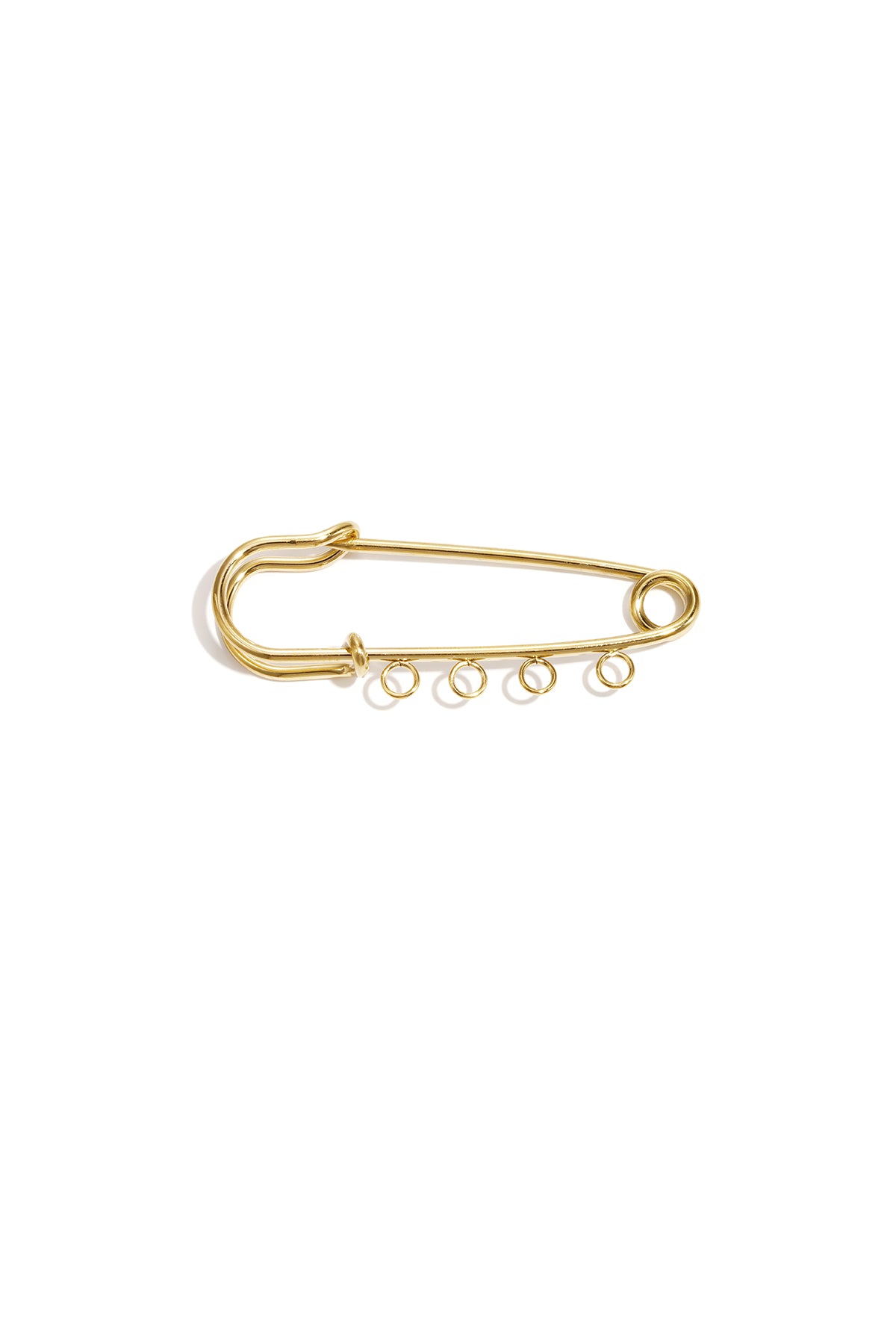 Lines Brooch – Gold-Plated Steel