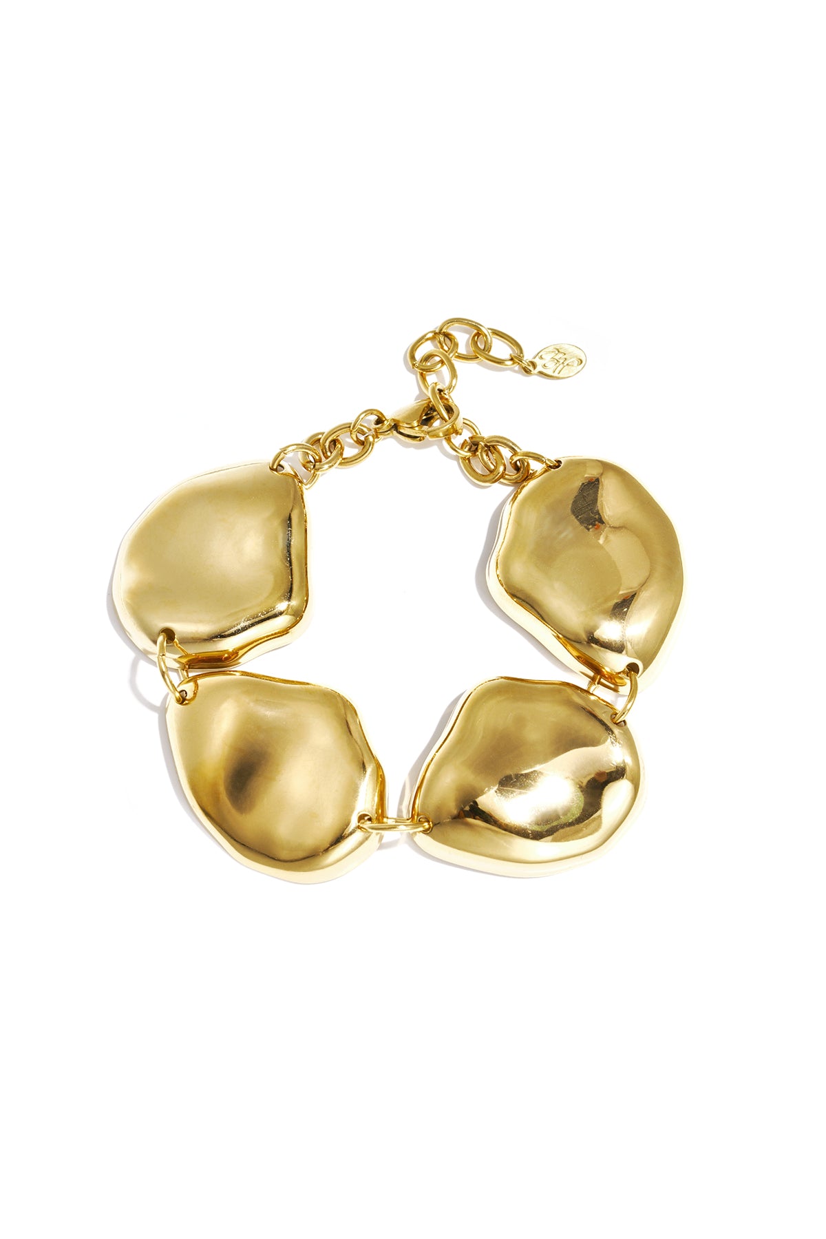 Statement Chain Bracelet – Gold-Plated Steel