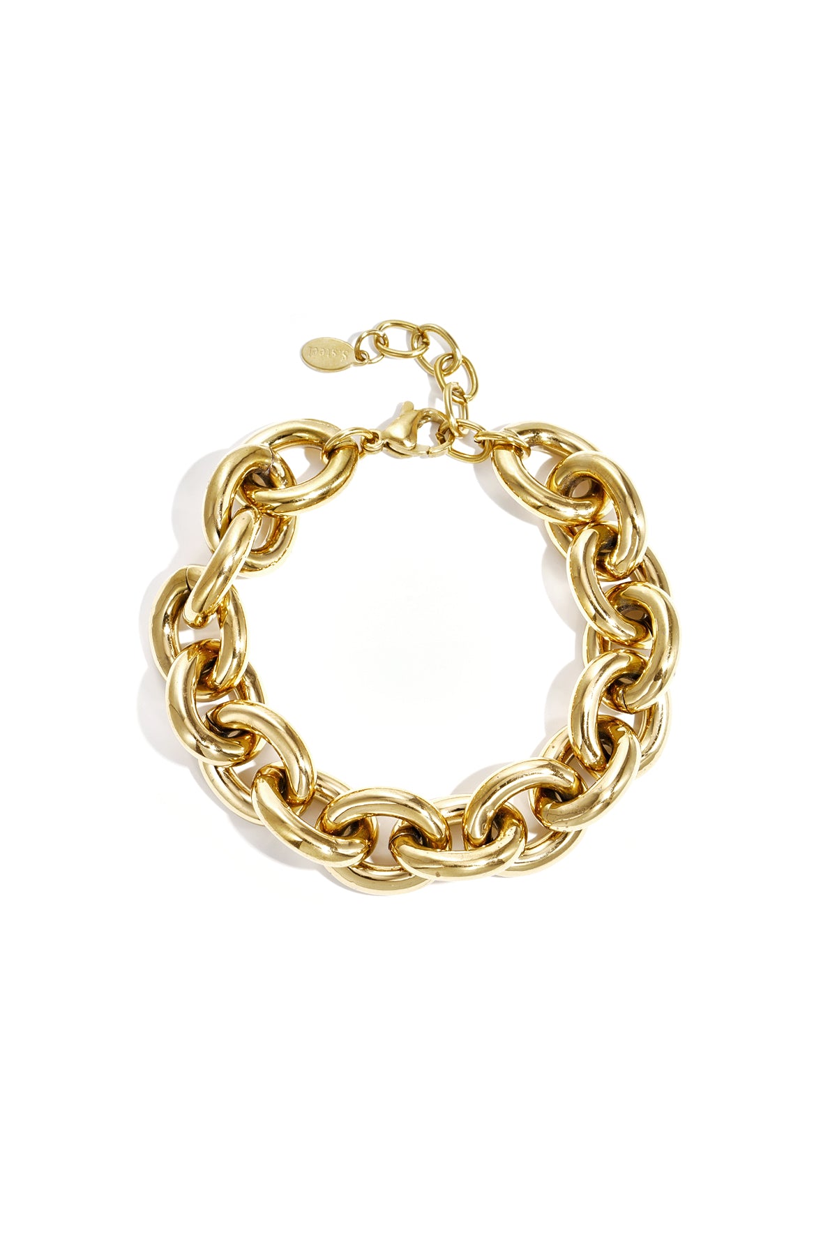 Chain Bracelet – Gold-Plated Steel
