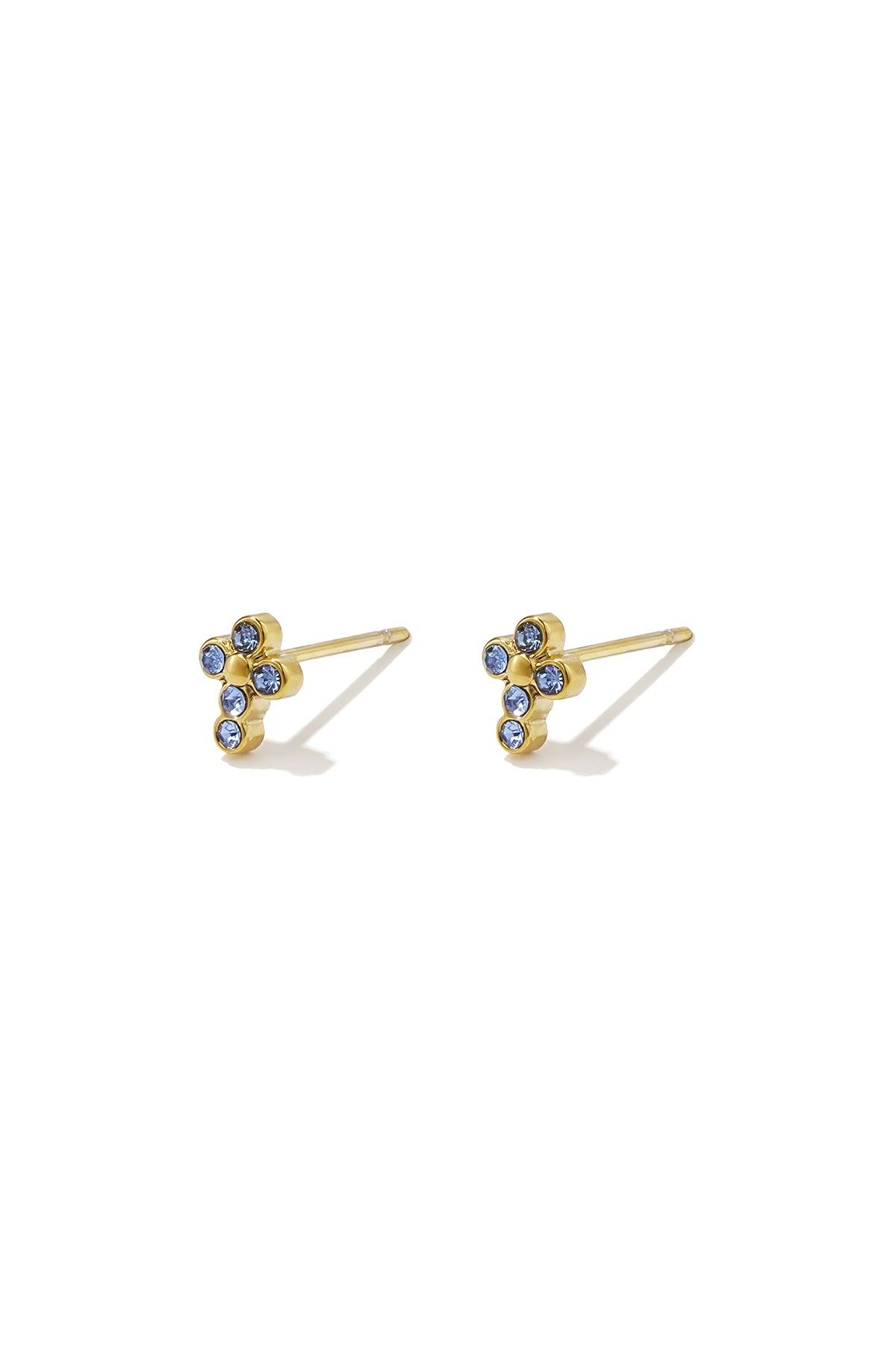 Stainless Steel Stud Earrings Cross Casual Daily Simple Series Women's jewelry